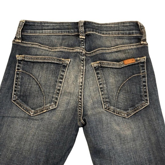 Joe's Jeans Denim - Joe’s Jeans 26 Icon Ankle Mid Rise Skinny Japanese Denim Raw Hem 27 Inseam